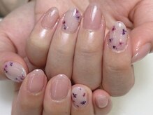 押し花ネイル