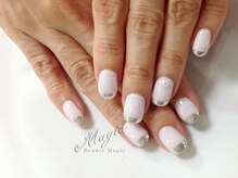 ネイルサロン ビューティーマジック 川口店/ ミラーネイルフレンチ