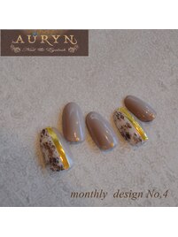 10月限定　monthly design No,4
