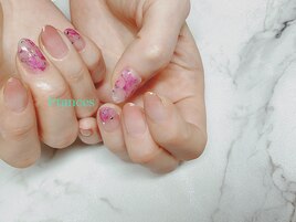 桜シール　ピンクグラデーション