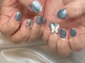 ディアネイル(dear.nail)/マグネット × 蝶々パーツ
