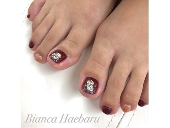 ビアンカ 沖縄南風原店(Bianca)/ボルドーフットネイル