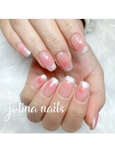 ジョリーナ ネイルズ 鶴見(Jolina Nails)/チークネイル　オフィスネイル