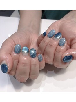 クリスタルネイルサロン(Crystal Nail)/マーメイドネイル