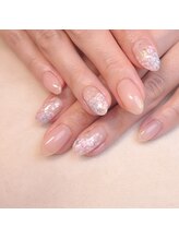 ピオニーネイル(peony nail)/ふんわり夢色フラワー