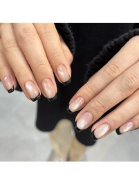 フレンチ/マグネット/黒フレンチ