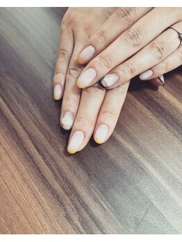 イルソーレネイル(ILSOLE NAIL)/フレンチ+UVハート