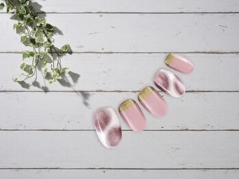 ファストネイル ららぽーと門真店(FAST NAIL)/ニュアンス 雪の結晶【11543】