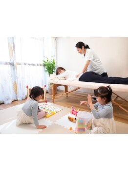 お子様同伴OKのサロン