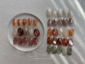 クレセントアイアンドネイル 天神大名店(Crescent Eye&Nail)の写真/シンプルでもお洒落に♪トレンドを取り入れて周りと差をつける！自爪を削らないパラジェルも大人気◎