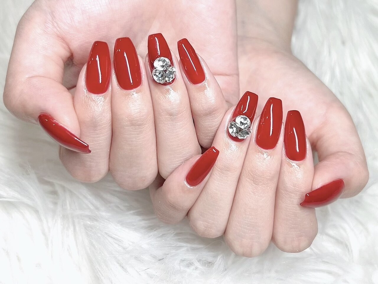 モノトーンハート ネイルチップ ショート ネイルチップ ニュアンス モノトーン マグネット ハート