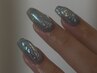 【Hand】夏の透明感のある輝き＊大人気バブルネイル¥8,500《men's+¥550》