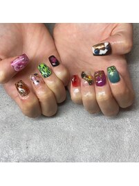 海外ネイル個性
