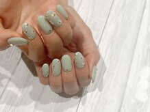 ルームヘアネイル 梅ヶ丘店(Room hair nail)/ホロ花ネイル