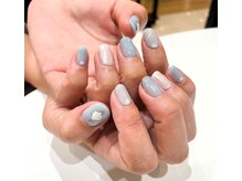 ヘアアンドネイル ミューズ 新浦安店(HAIR&NAIL MUSE)/くすみブルー/シェル