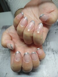 ラメフレンチ