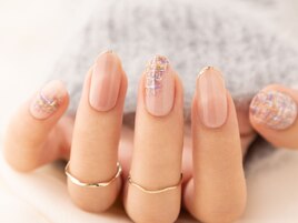 ツイード柄ネイル