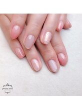 ピオニーネイル(peony nail)/たらしこみフラワー＆グラデ