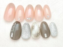 ネイルサロンアビー 北千住店(abbie)/上品ネイル◇¥9317/¥12672