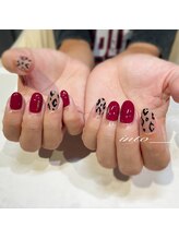 ネイルサロン イントゥ(into_)/ヒョウ柄 ピンク