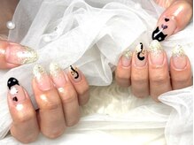 ネイルサロンブリス(nail salon Bliss)/☆2月22日の猫ネイル☆