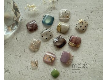 モエバイプティットシュシュ 近鉄八尾(moet. by Petit Chouchou)の写真/【素足の季節★おすすめフットネイル♪】アロマの香りフットバス付のフットネイル、フットケア★