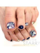 スターリー(STARRY)/春夏　手描きフラワー　フット