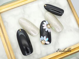 (882)ホロ花オーロラネイル