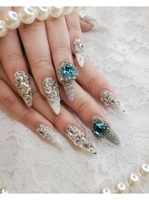 ローラネイル(Roller nail)/スカルプストーン乗せ放題¥12500