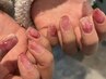 フットネイル*ちゅるんとむら塗りワンカラー[オフ込み]¥5,500