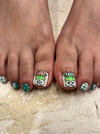 フットペイントアート