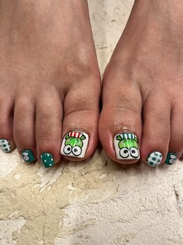 フットペイントアート