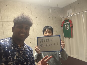 美容ストレッチ王子/30代男性のお客様♪