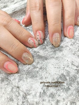 プライベート ネイルサロン マーマ(murmur)/カラーラインネイル