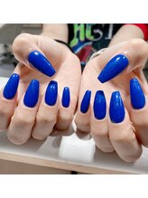 クイーンズビューティーサロン 新宿本店(Queen's beauty salon)/チップ長さ出し10本+ワンカラー