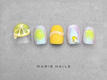 マリー ネイルズ いわきラトブ店(MARIE NAILS)/定額7700円税込 イエロー 0922d