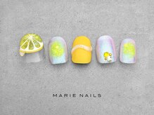 マリー ネイルズ いわきラトブ店(MARIE NAILS)/定額7700円税込 イエロー 0922d