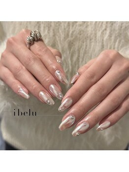 イベル 神戸三宮店(ibelu)/ミラーネイル