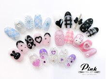 ネイルコレクション ピンク(Nail Collection Pink)の雰囲気（アート量で選ぶ定額コース7990.8990.9990♪150種以上有♪Pink）
