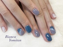 ビアンカ 沖縄読谷村店(Bianca)/ブルー☆デザインネイル♪