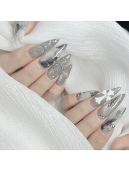 ナビネイル(navi nail)の写真/美フォルム長さだしで、どこから見ても盛れる韓国ネイル♪