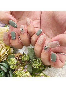 ペルシャ(Persian)/ニュアンスネイル【若葉】
