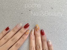ア―ジュポシェフリル 天神西通り店(age poche Frill)/紅葉ネイル