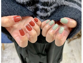 マハロネイルサロン 横浜店(mahalo)/スキニーフレンチ