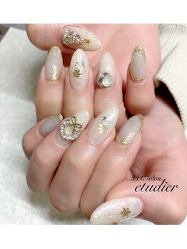 S.I.Gサロン エチュデイエ(etudier)/クリスマスネイル☆