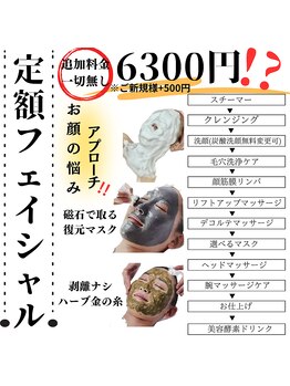 ディオーネ(Dione)/~定額フェイシャル施術内容~