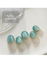 ネイルズガーデン(NAILS GARDEN)/マグネットニュアンスネイル