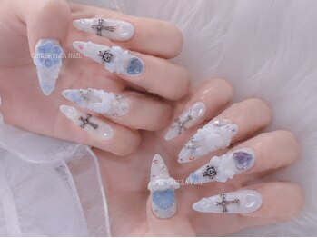 シンデレラネイル(CINDERELLA NAIL)/【スカルプ長さだしネイル】