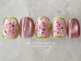 【7月】スイカネイル