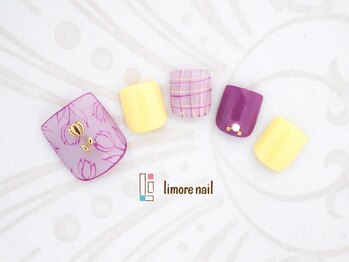リモアネイル(limore nail)/【フット】チューリップ☆